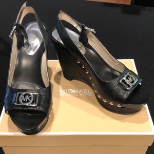 MK Charm Sling Wedge